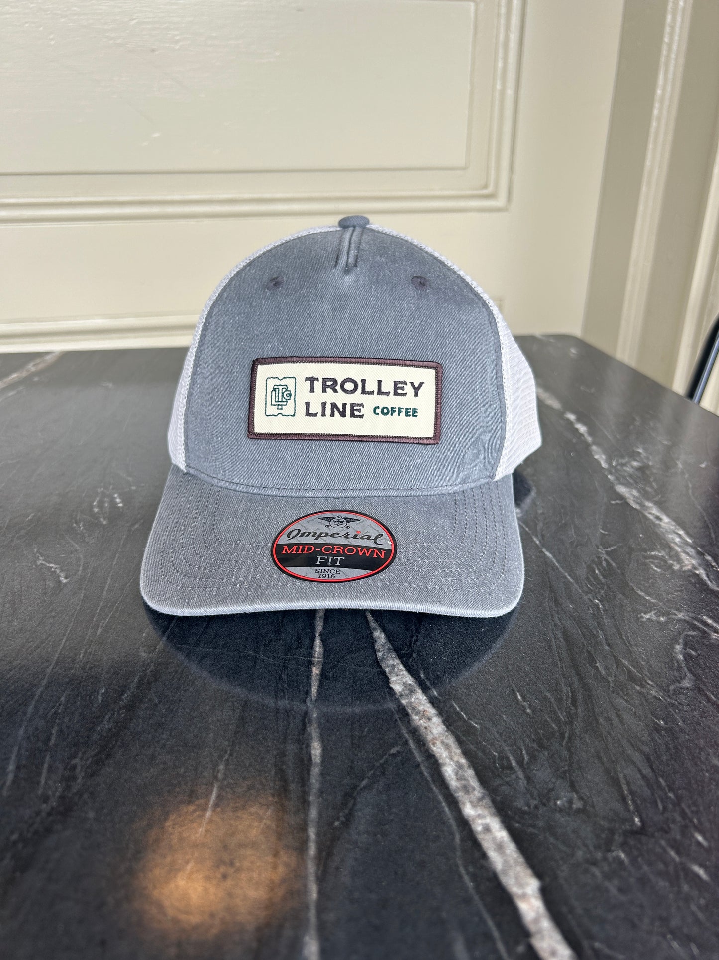 Grey Trucker Hat