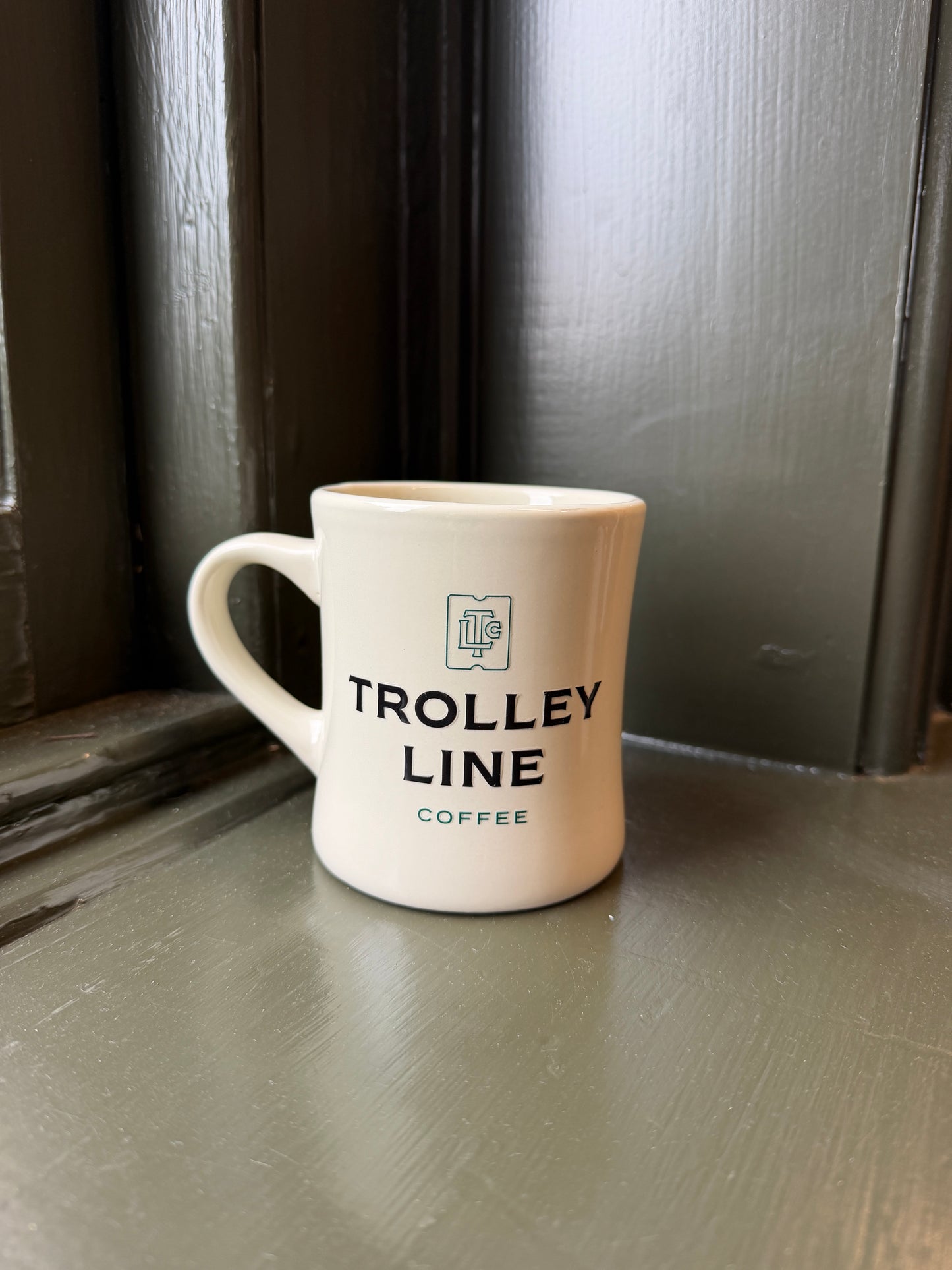 Cream Diner Mug